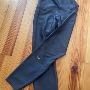 Alo Yoga high waist Airlift Charcoal gray Leggings